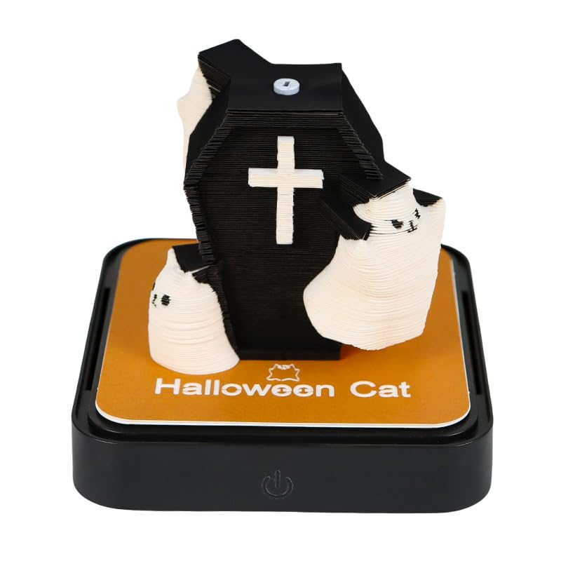 3D-kalender 2026 - Halloweenkat