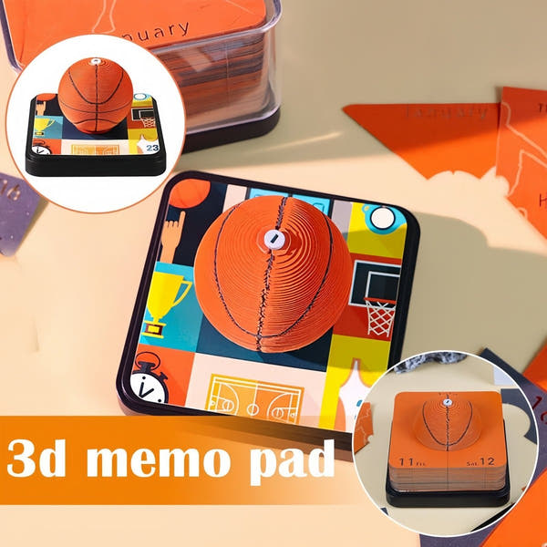 3D-kalender 2026 - Basketbal 