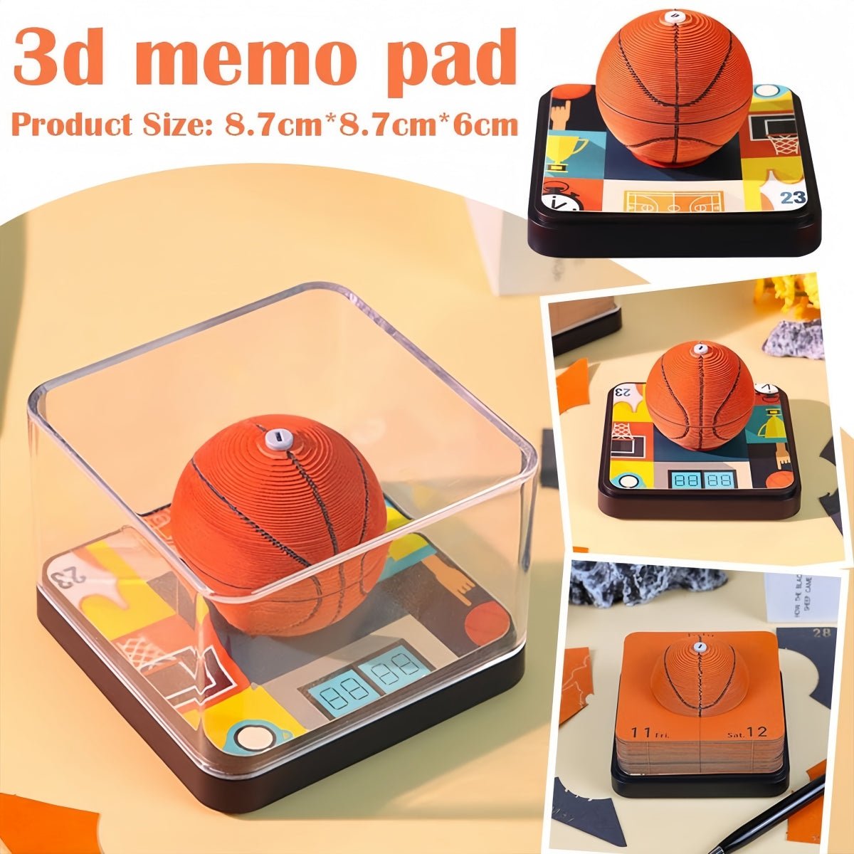 3D-kalender 2026 - Basketbal 