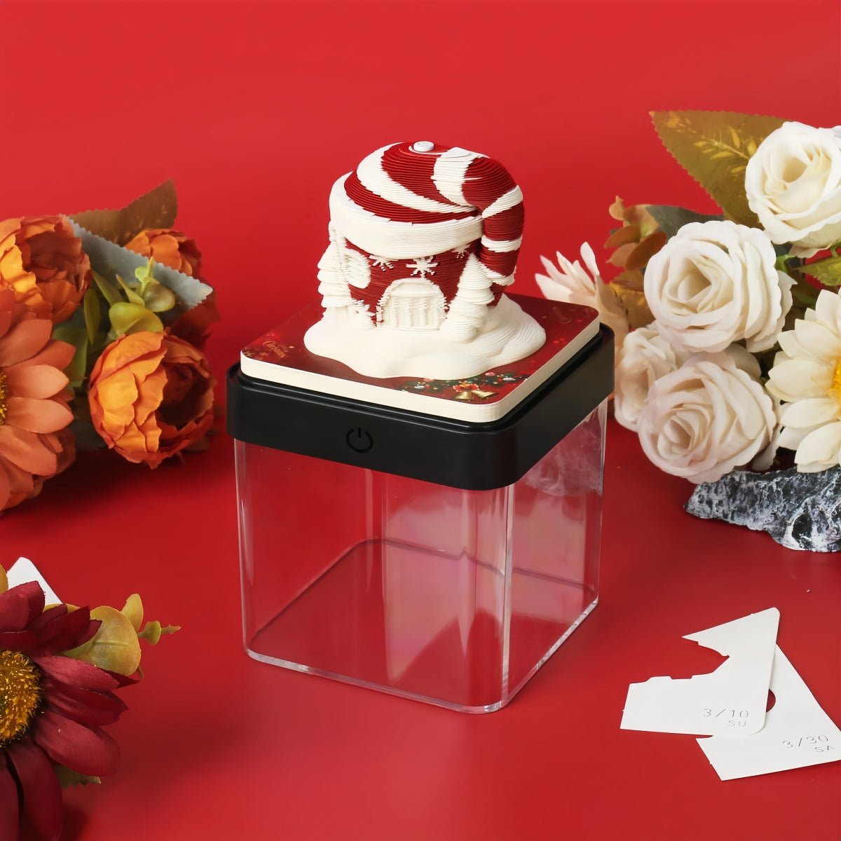 3D-kalender 2026 - Kerstmuts 