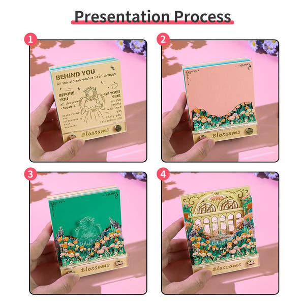 3D Calendar 2026 - Carnation