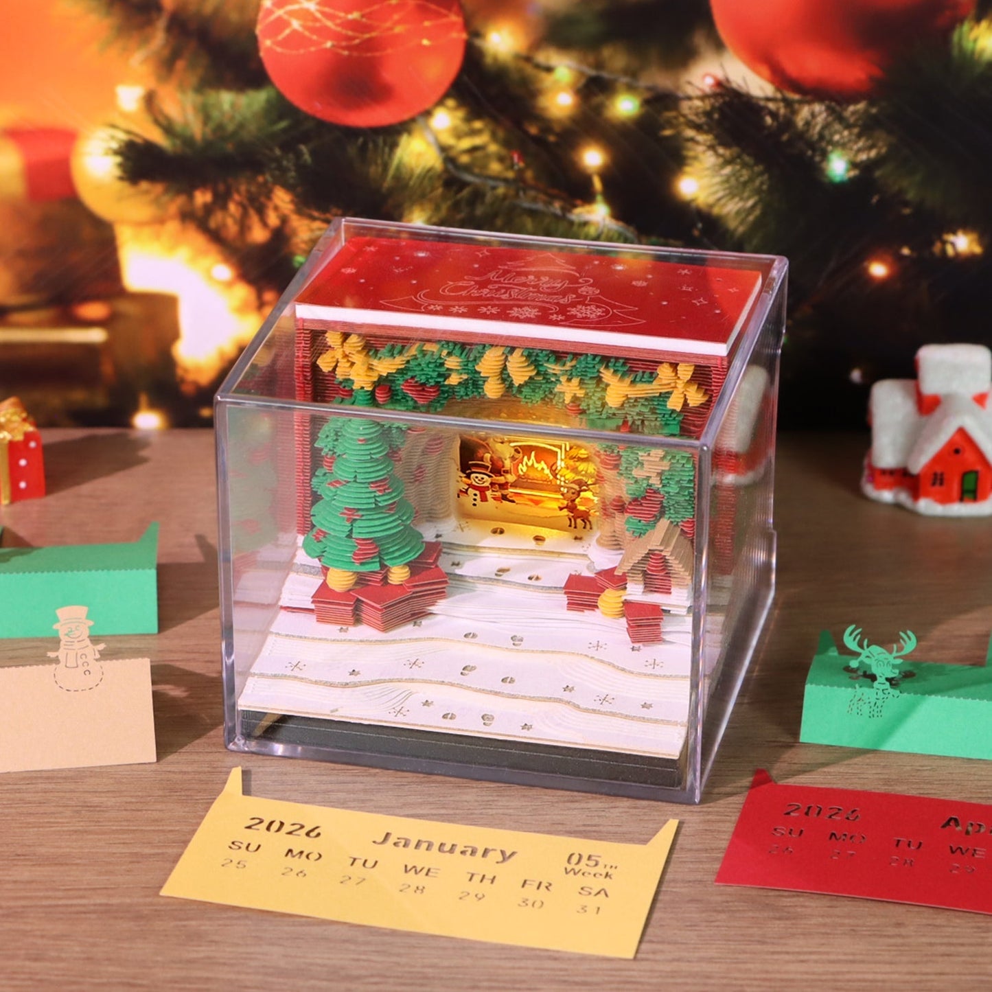 3D Calendar 2026 - Christmas Arch