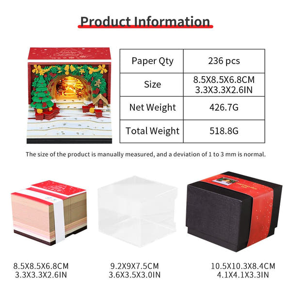 3D Calendar 2026 - Christmas Arch