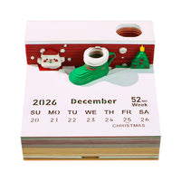 3D-kalender 2026 - Kerstbeker