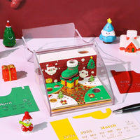 3D-kalender 2026 - Kerstbeker