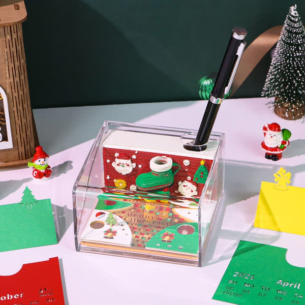 3D-kalender 2026 - Kerstbeker