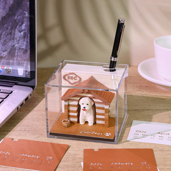 3D-kalender 2026 - Hond 