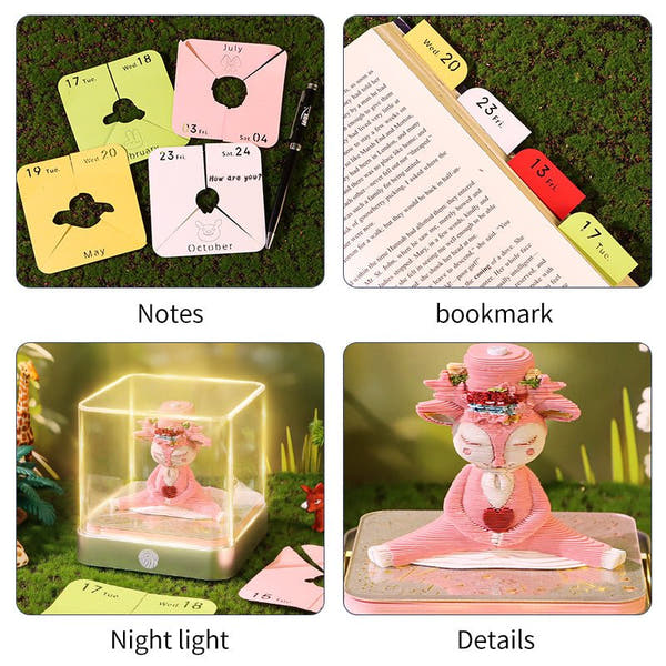 3D Calendar 2026 - Elk