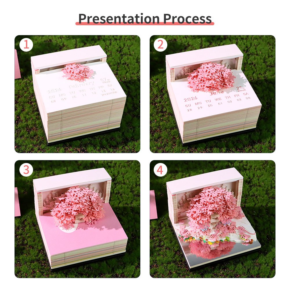 3D-kalender 2026 - Bloemenboomeiland