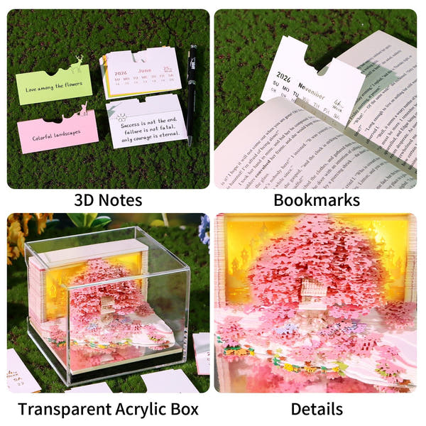 3D-kalender 2026 - Bloemenboomeiland