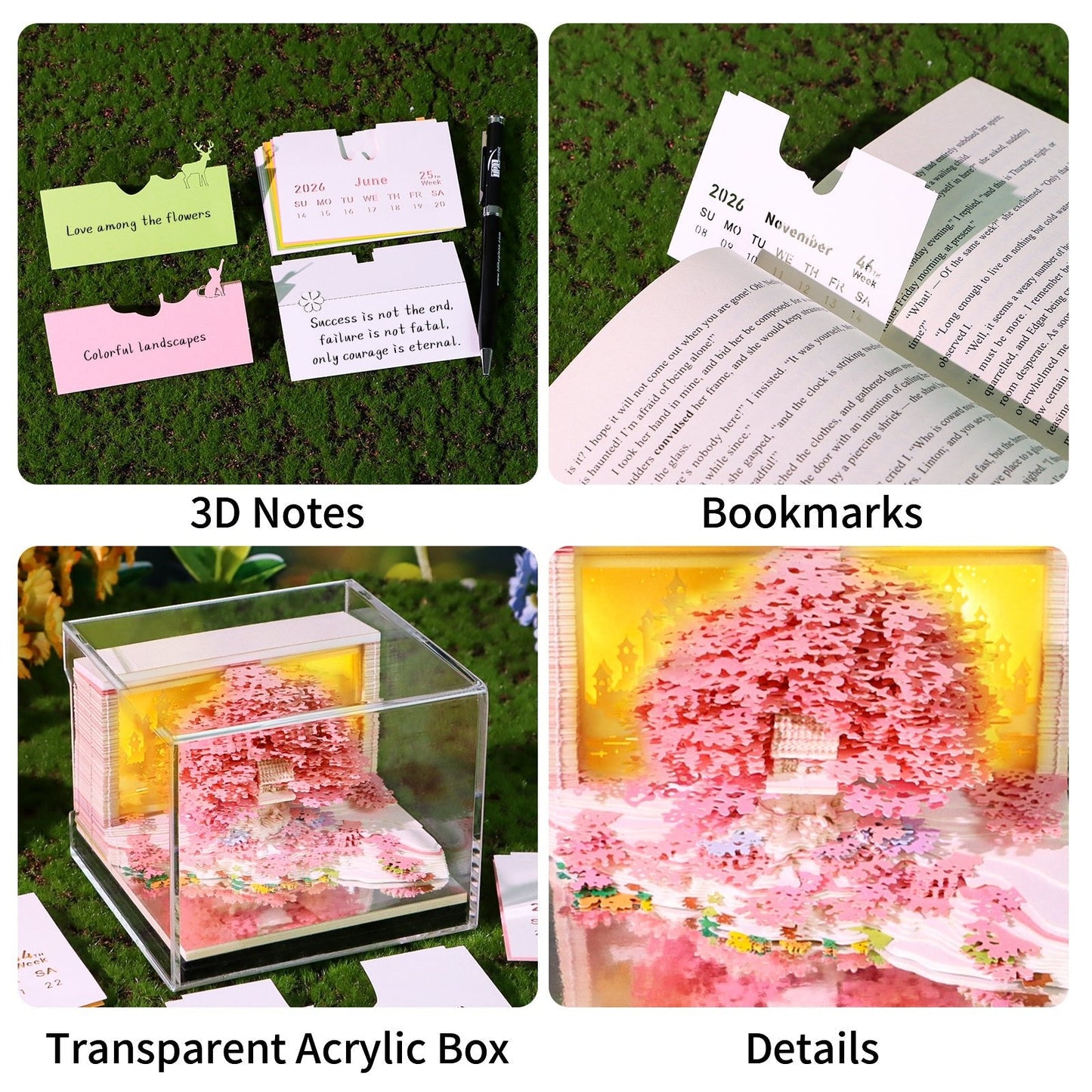 3D-kalender 2026 - Bloemenboomeiland