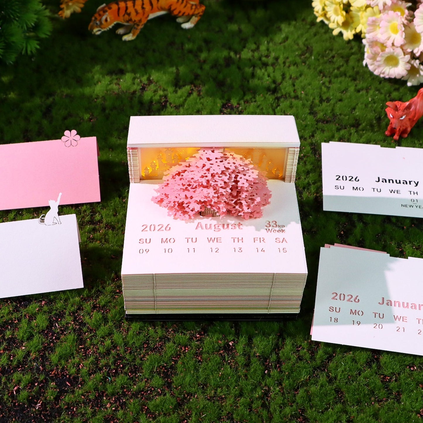 3D-kalender 2026 - Bloemenboomeiland