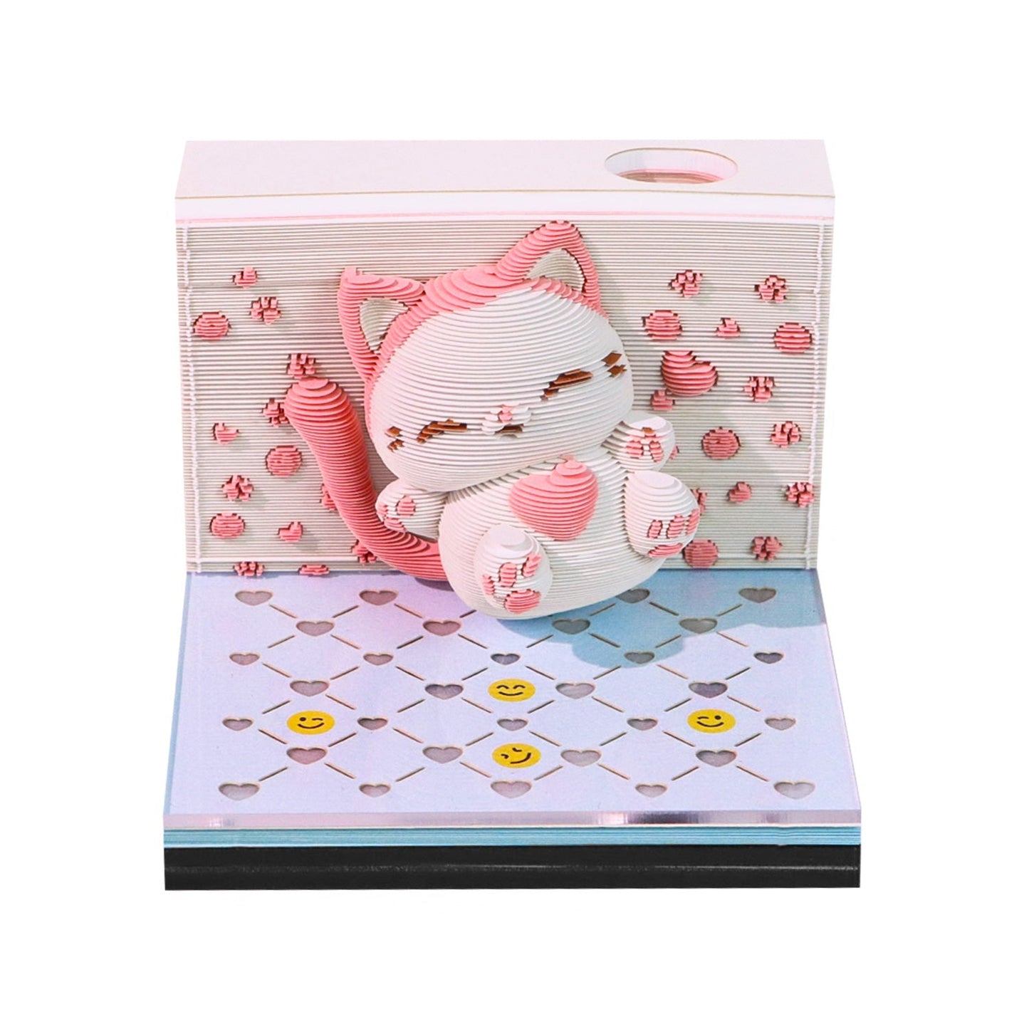 3D Calendar 2026 - Jumping cat