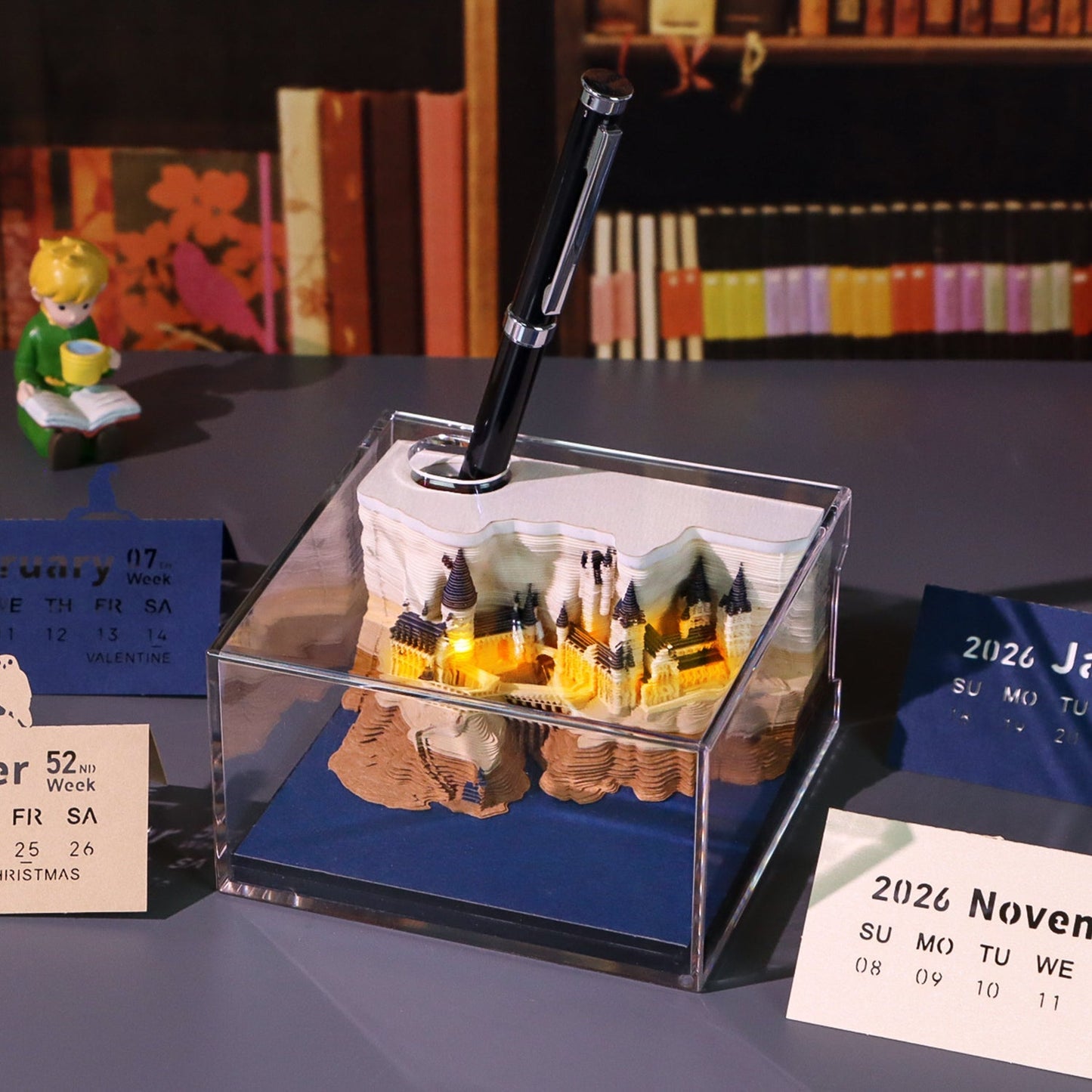 3D-kalender 2026 - Magisch Kasteel 