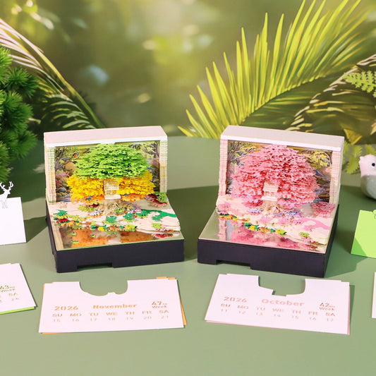 3D Calendar 2026 - Music Tree