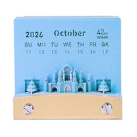 3D-kalender 2026 - Reuzenrad met sneeuwvlokken