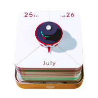 3D Calendar 2026 - Snowman
