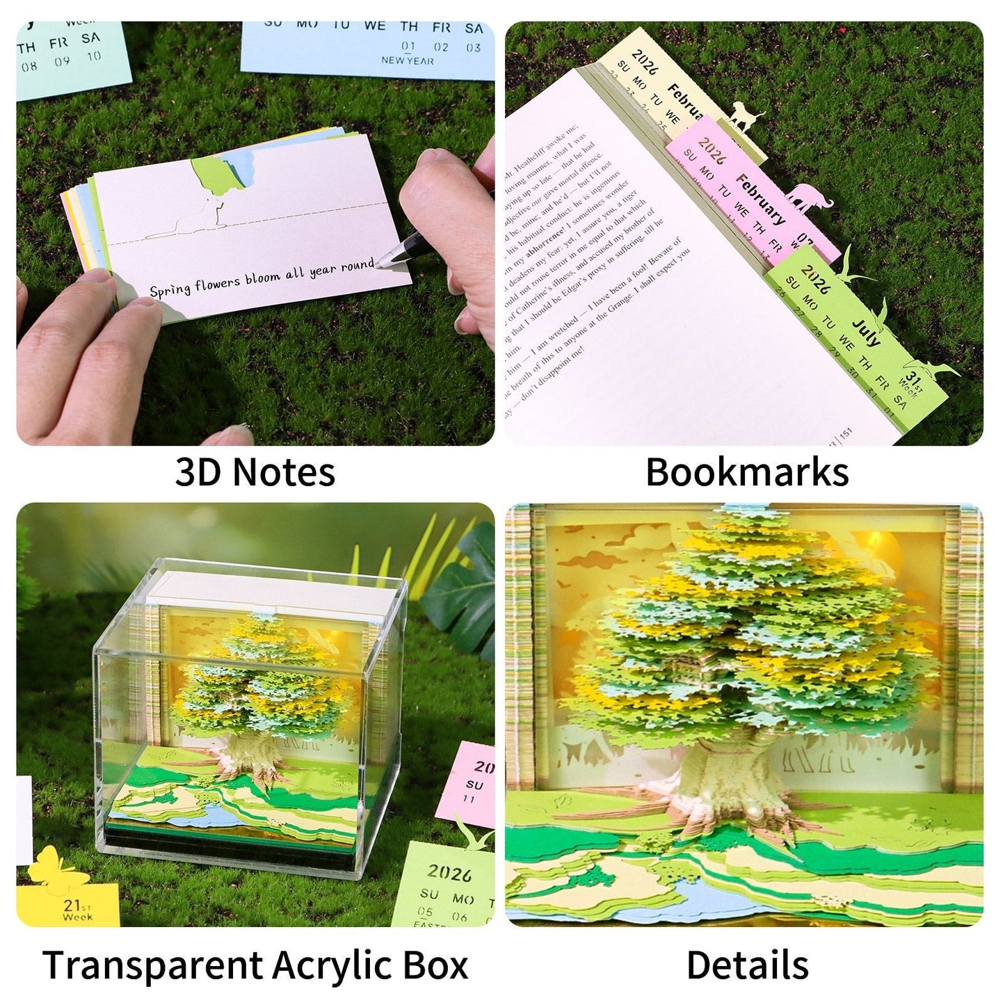 3D Calendar 2026 - Tree House D