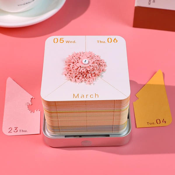 3D Calendar 2026 - Castle in Sky