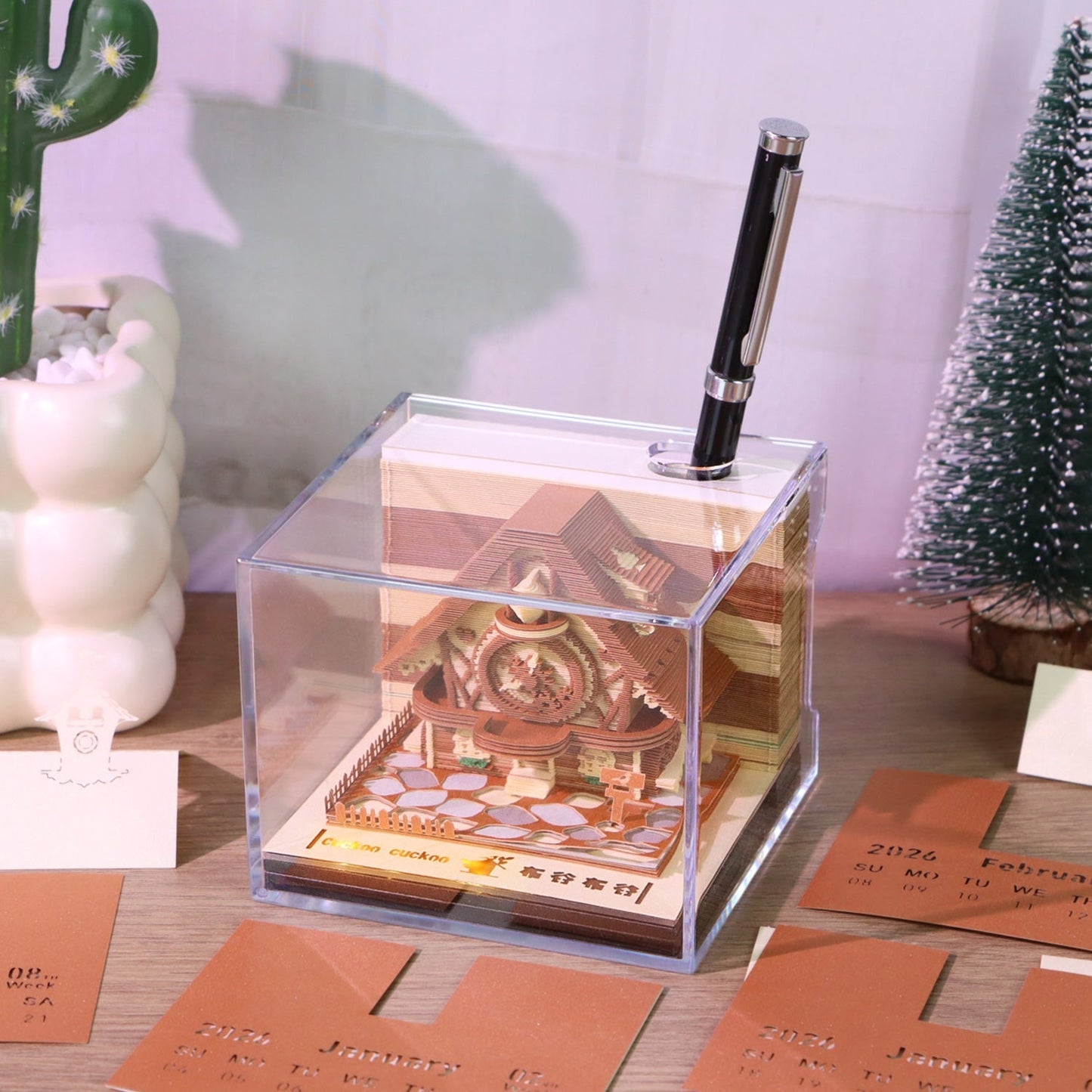 3D Calendar 2026 - Cuckoo