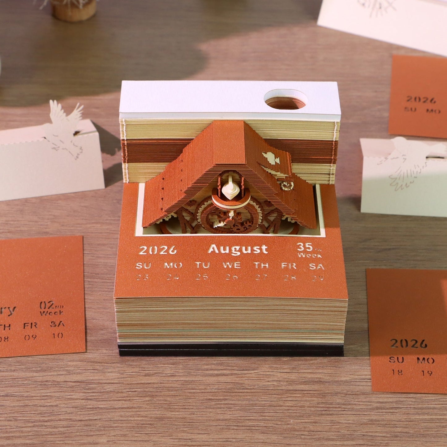 3D Calendar 2026 - Cuckoo