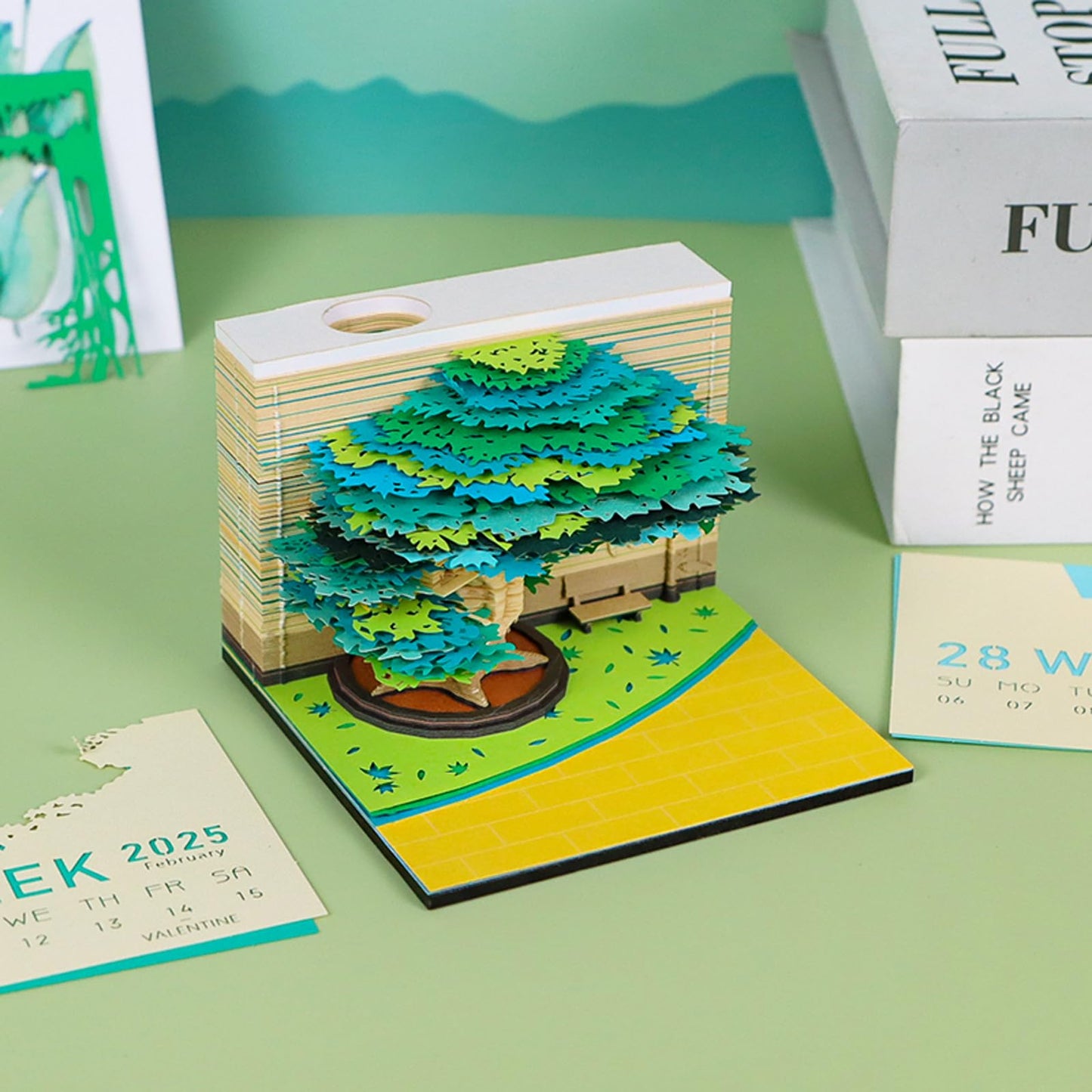 3D Calendar 2026 - Four Seasons Tree