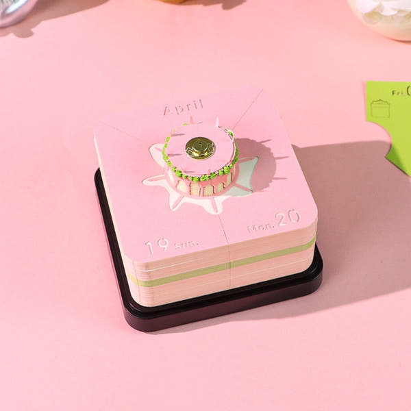 3D-kalender 2026 - Fijne verjaardag