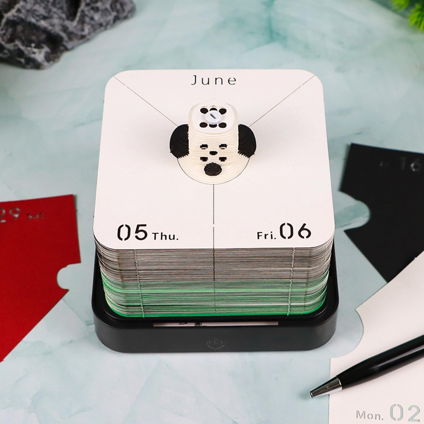3D Calendar 2026 - Mahjong Panda