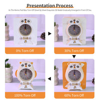3D Calendar 2026 - Owl Clock