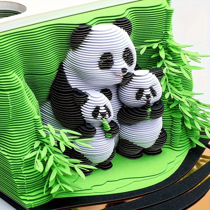 3D Calendar 2026 - Panda B