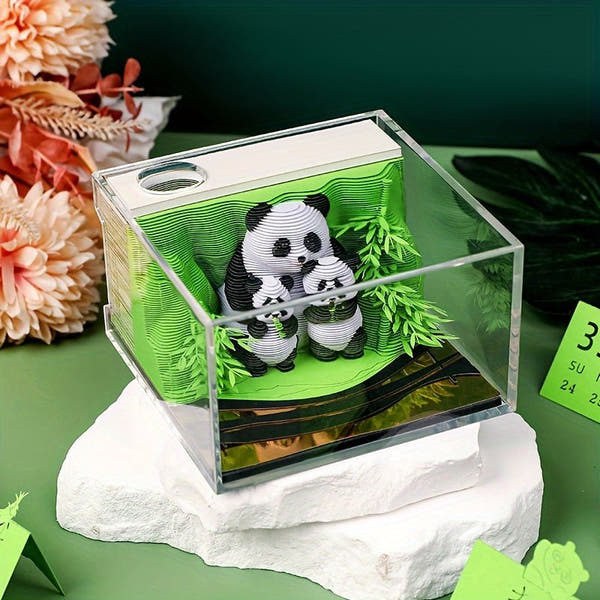 3D Calendar 2026 - Panda B