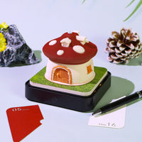 Paddenstoelenhuis (met licht en kalender 2026)