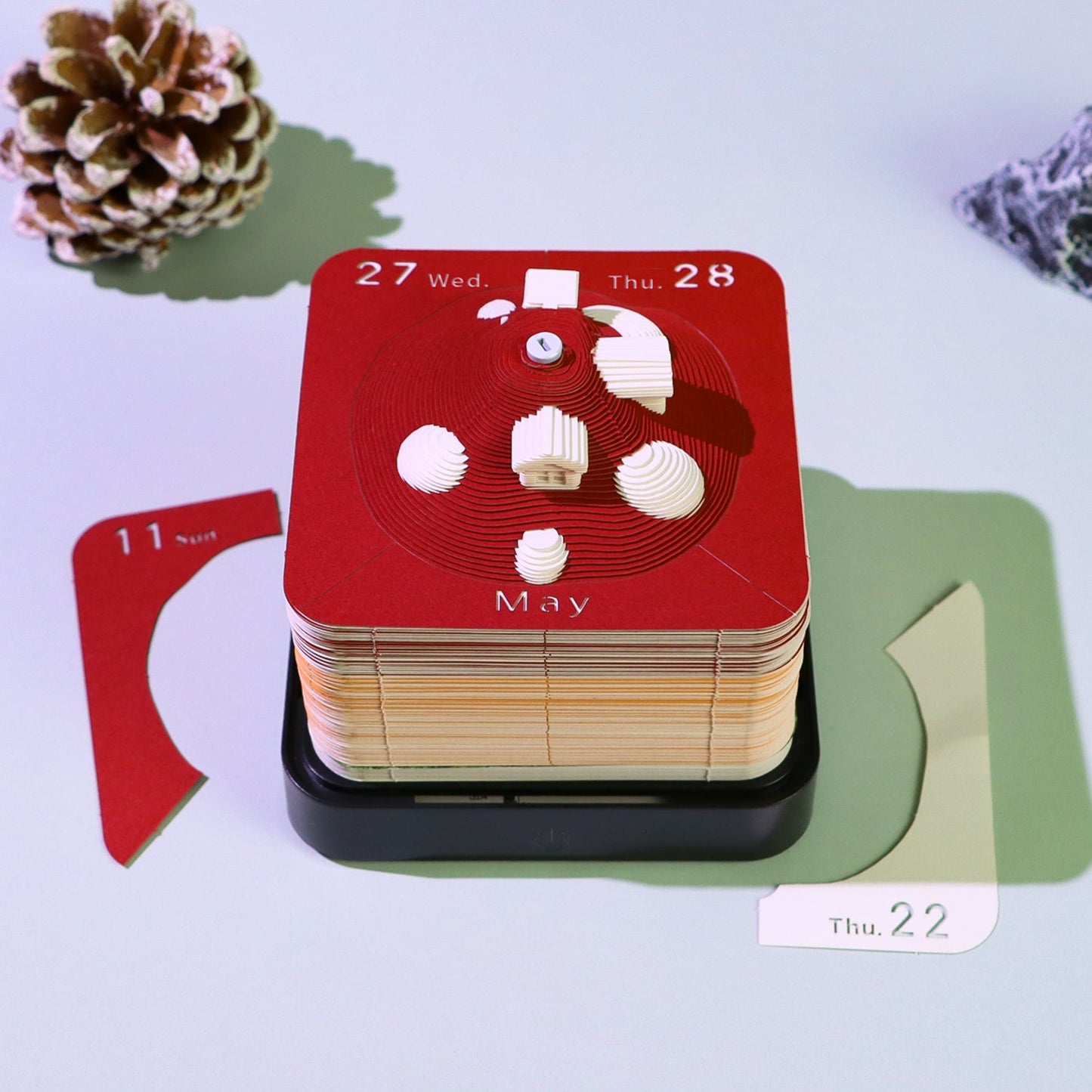 Paddenstoelenhuis (met licht en kalender 2026)