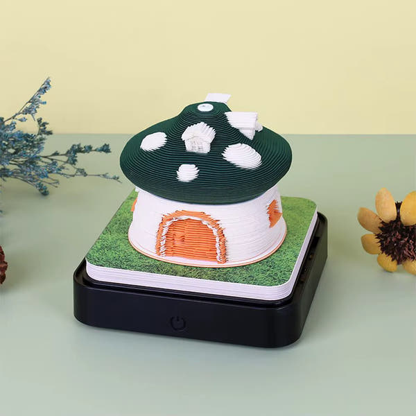 Paddenstoelenhuis (met licht en kalender 2026)