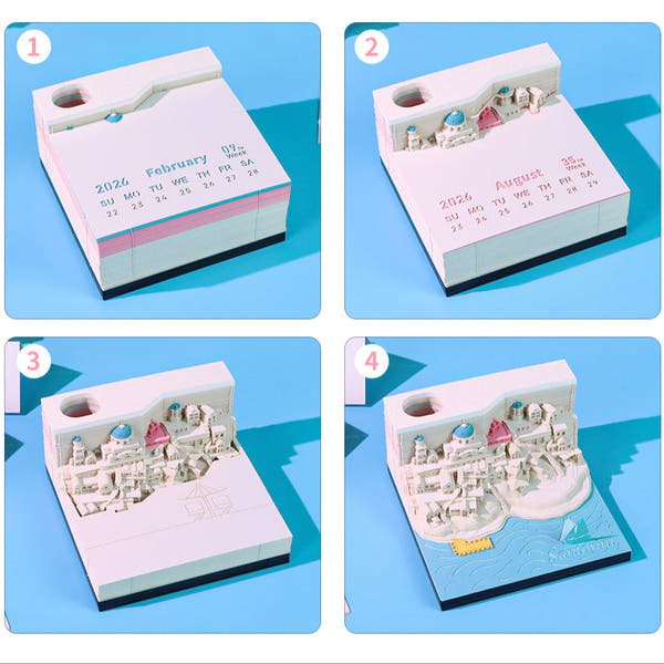 Santorini (met licht en kalender 2026)