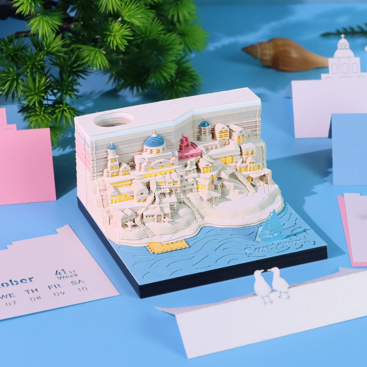 Santorini (met licht en kalender 2026)